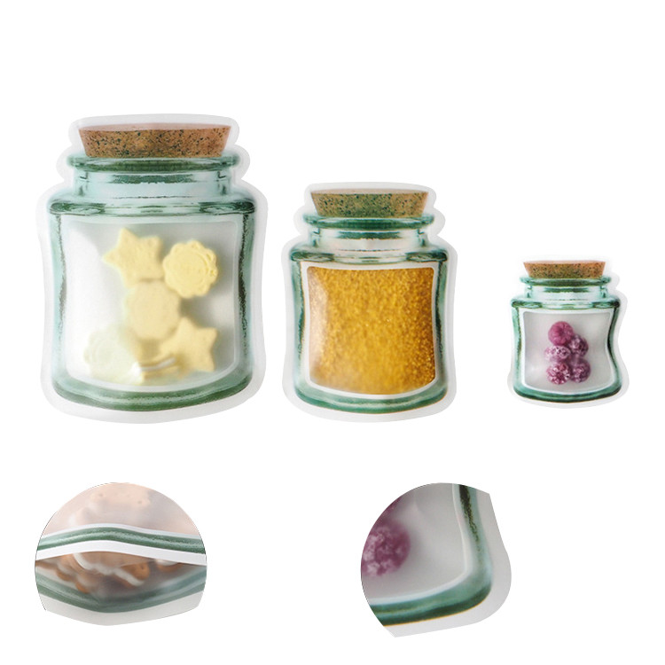 Customizable Ziplock Plastic Food Packaging Bags for Odor and Moisture Protection