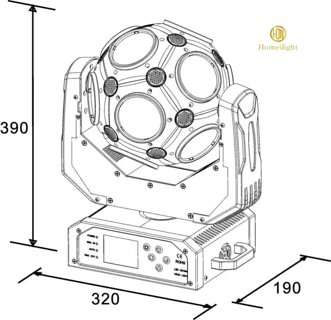 LED Professional LED Universe Ball Light DJ LED Football Light For Bar Night Club Party