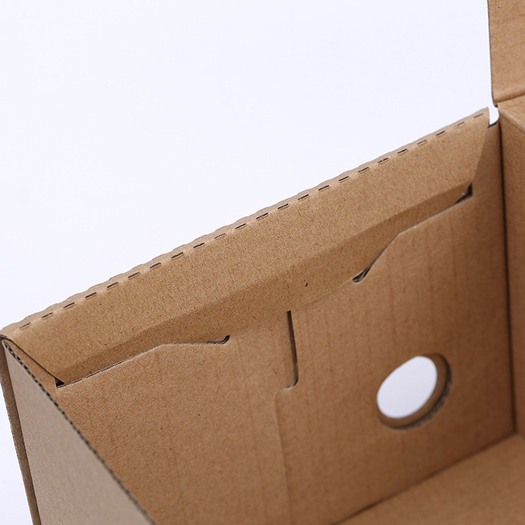 Mailing 1800gsm CCNB Shoe Packaging Box Brown Corrugated Paper