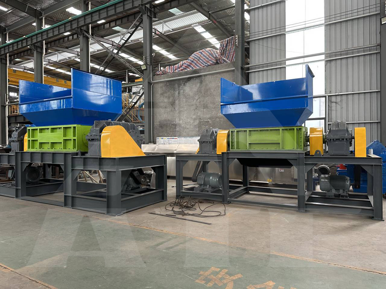Plastic Bumper Shredder Machine Plastic Waste Barrel Shredder