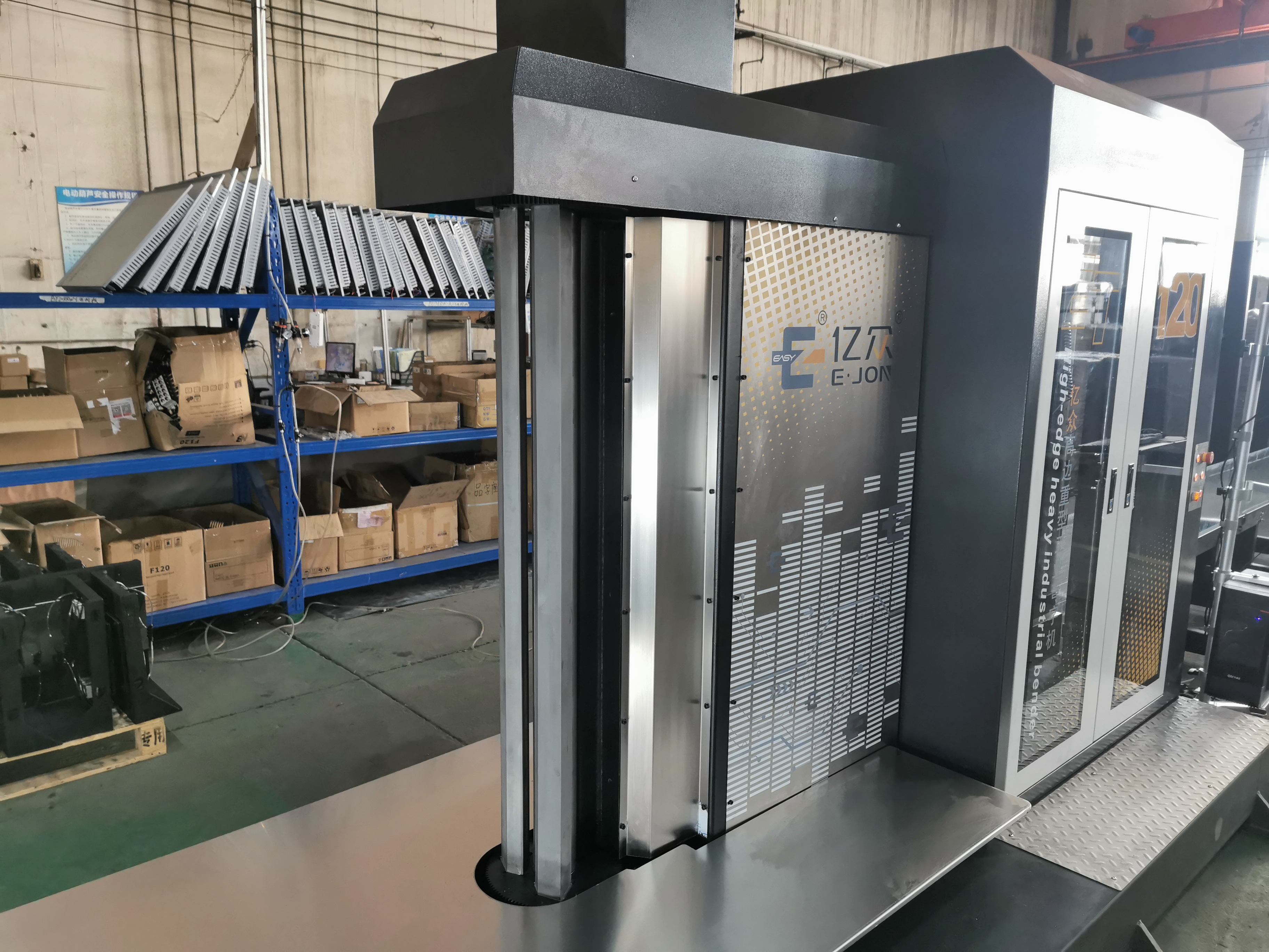Large 3D Channel Letter Bending Machine Ejon ET80 3000KG Weight 5.0kW Power CNC Control