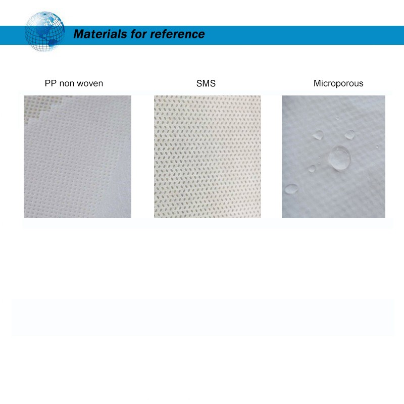 PP Microporous Disposable Isolation Gowns With Hood For Work Shop Lab Cleanroom