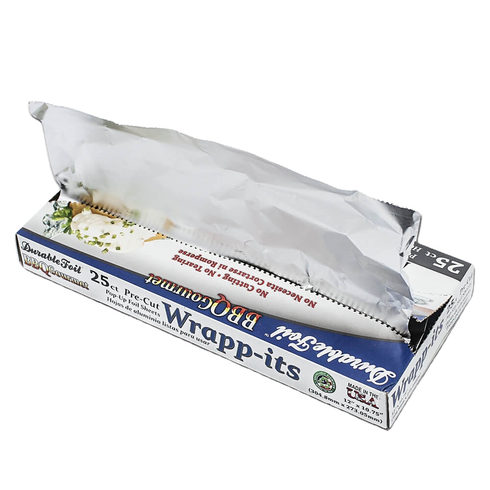 Customized Logo 9x 10.75 Aluminum Foil Sheets for Easy and Convenient Food Preservation