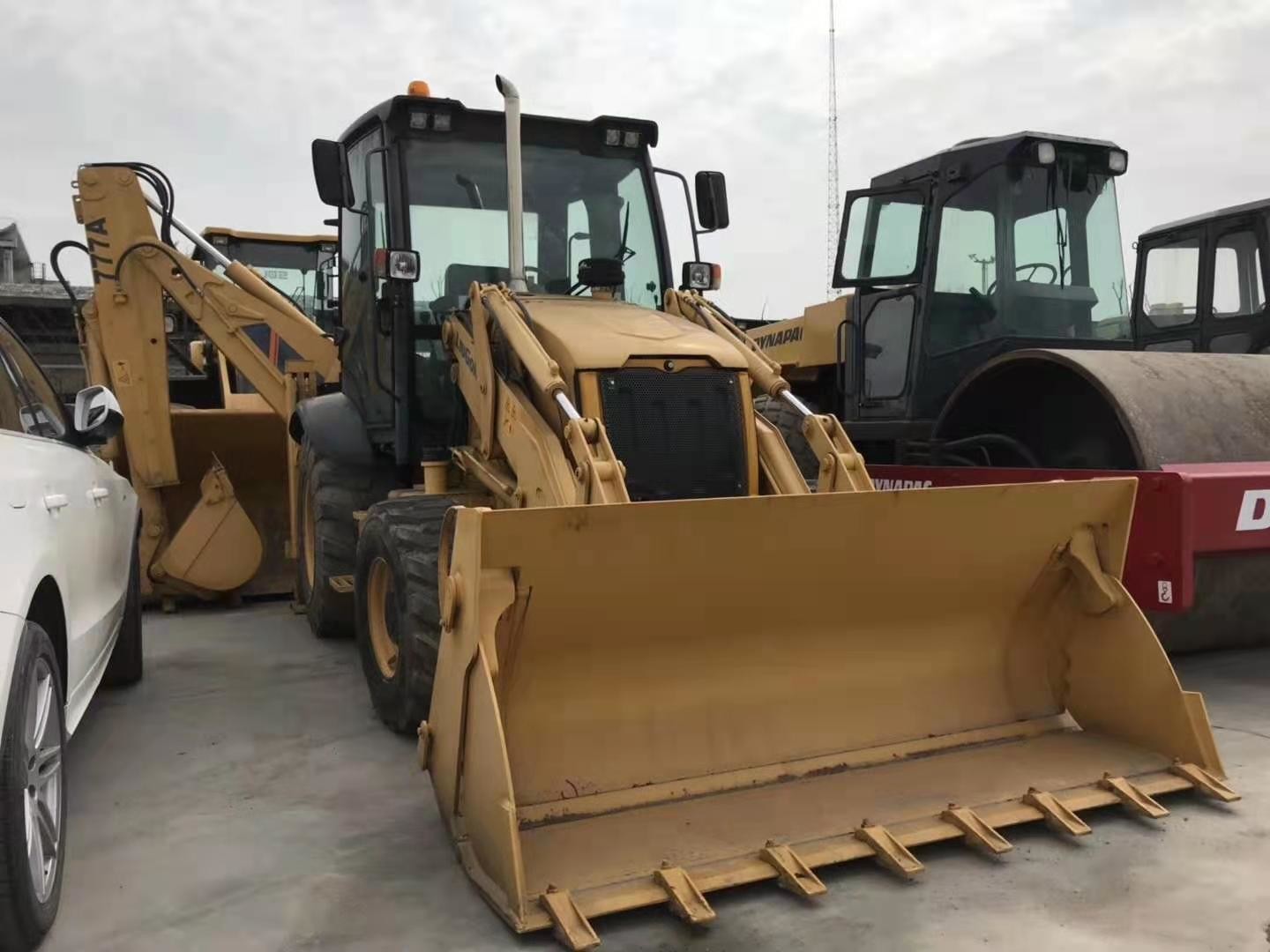 JCB 3CX Used Wheel Loaders , Liugong Used Backhoe Loader