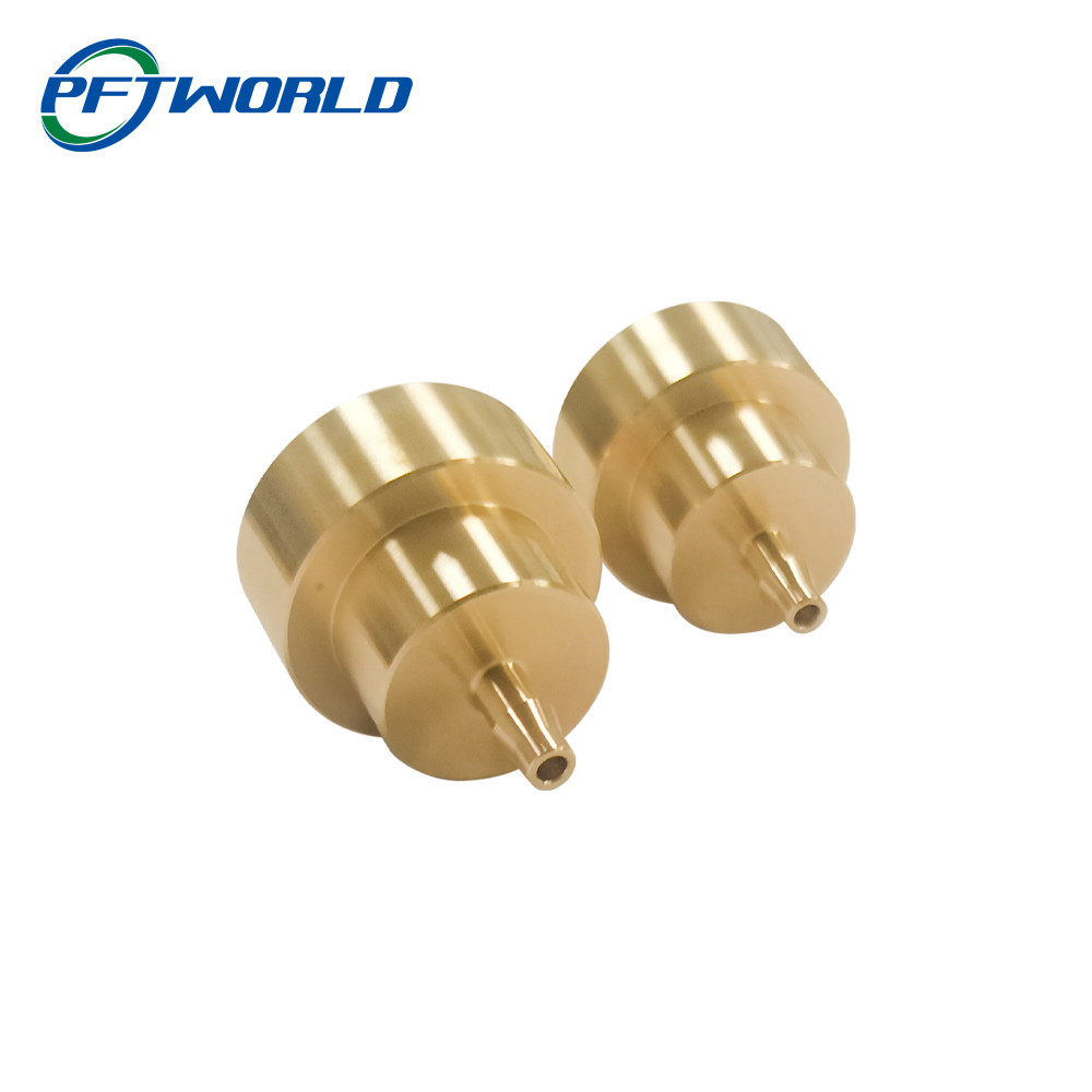 Electronic Turning CNC Brass Parts 5 Axis Zinc Titanium Plating