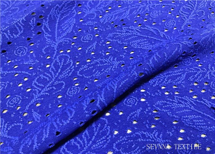 Screen Printing Striped Double Knit Fabric Water Repellent 100% Polyester 150cm Width
