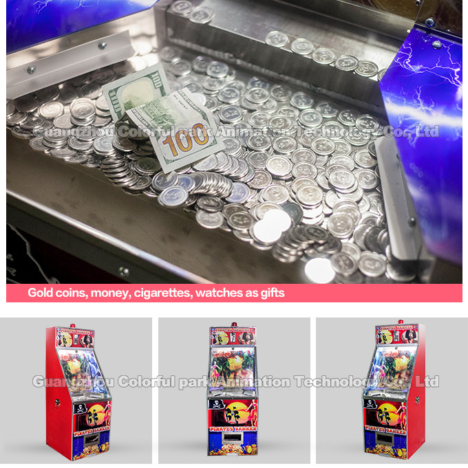 Tempered Glass Coin Drop Arcade Game Theft Resistant With Tilt Alarm Siren