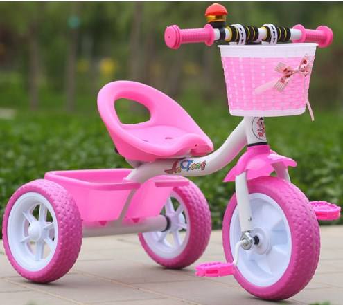 Baby Tricycle 3 Wheels Kids Ride On Bicycles With Pedal for 2-6 Year Kindergarteners