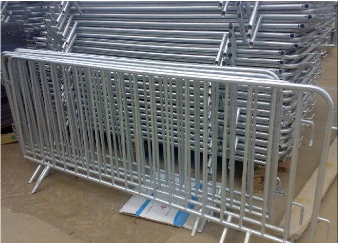 Crazy Crowd Control Barriers / Temporary Fence Panel Corrosion Resistence