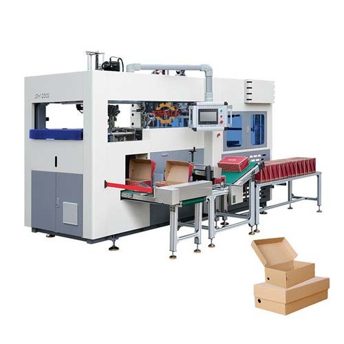 Automatic Fruit paper Box Box Folder Gluer Machine one time molding