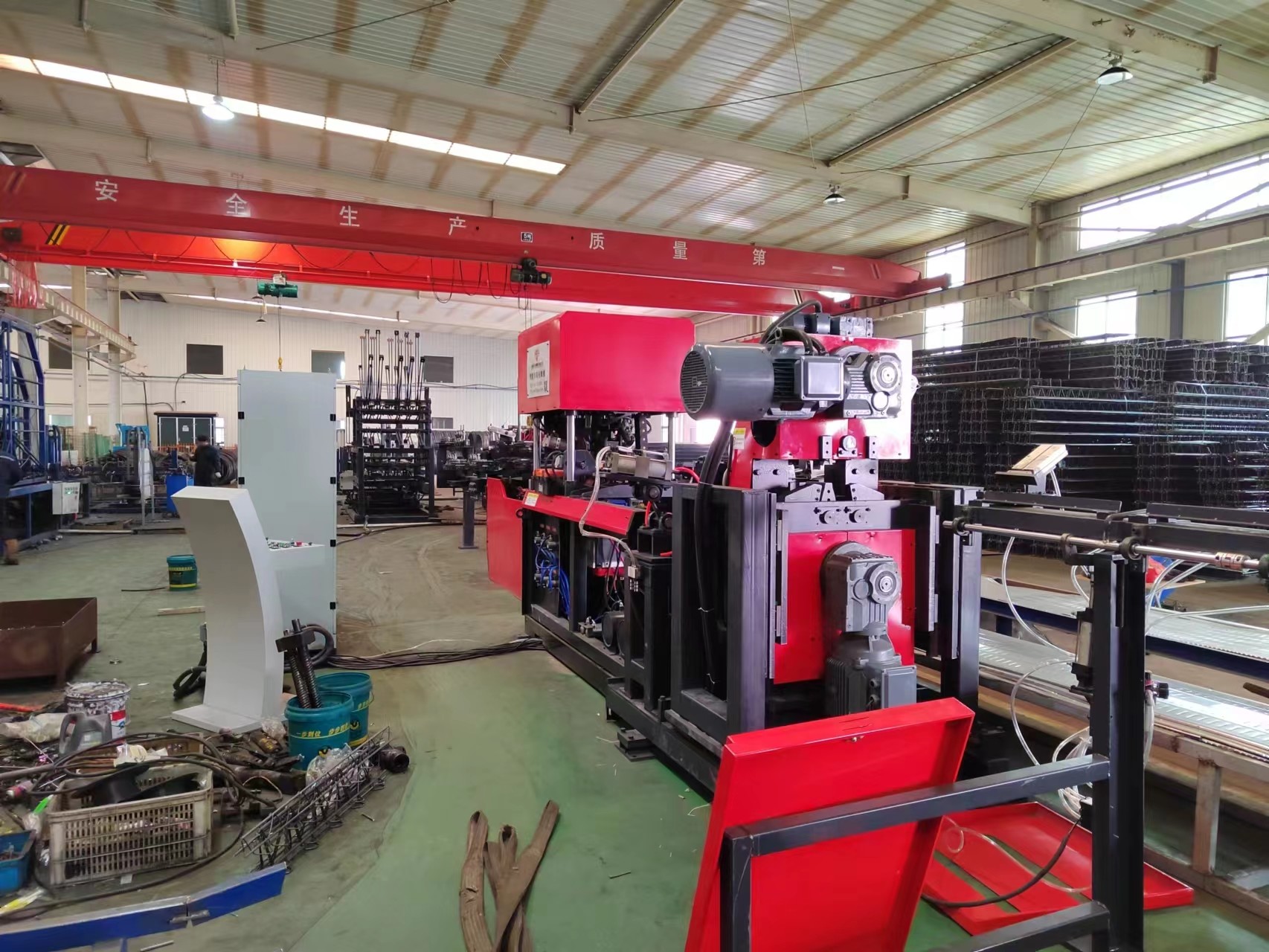 8-10m/Min Automatic Square Tube Welding Machine AC380V 50Hz Power Supply