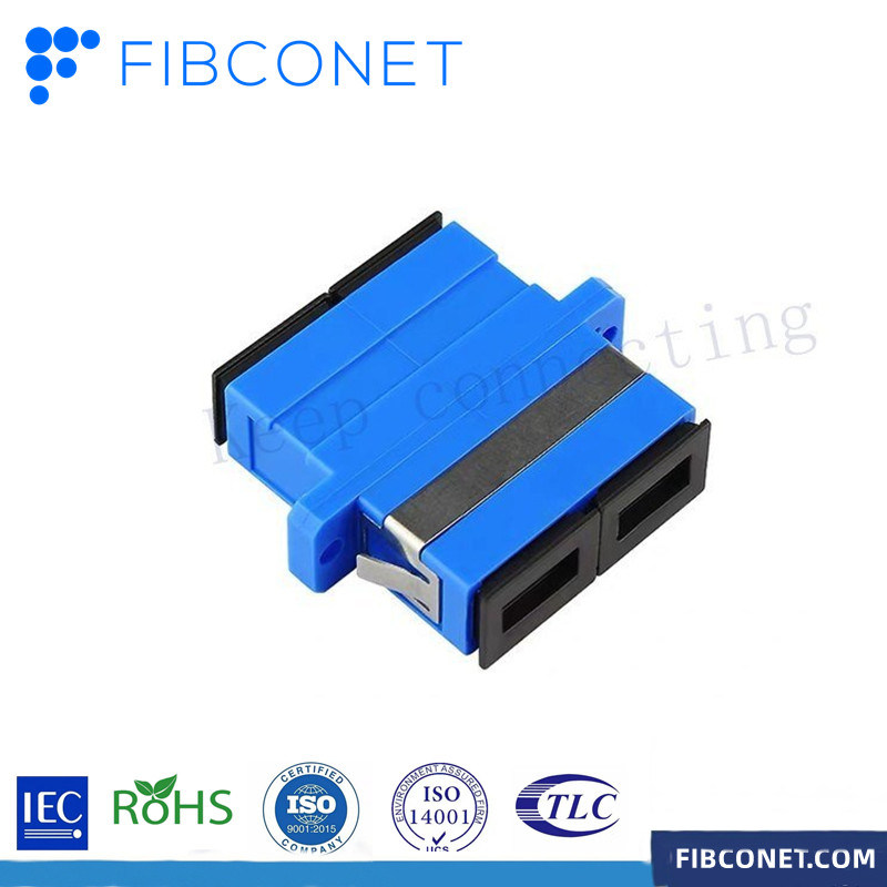 High RL FTTH SC UPC Simplex/Duplex Singlemode Fiber Optic Adapter with SC Fiber Connector