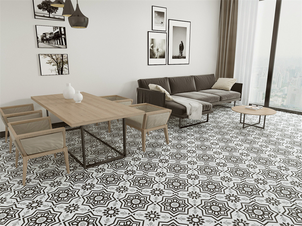 Modern Tiles For Balcony And Durable 200x200mm Floor Ceramic Rustic Tiles W.A 6% For Kitchen