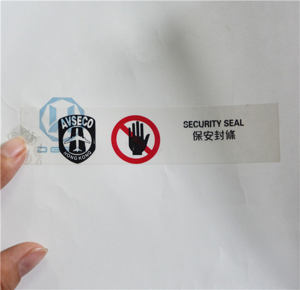 Custom Hologram Security Labels / Anti Tamper Labels With PET Material
