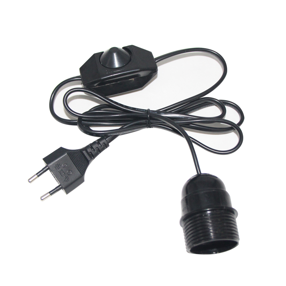 E14 Holder Himalayan Salt Lamp Power Cord with 1.2M Cable Length and 303 On/Off Switc