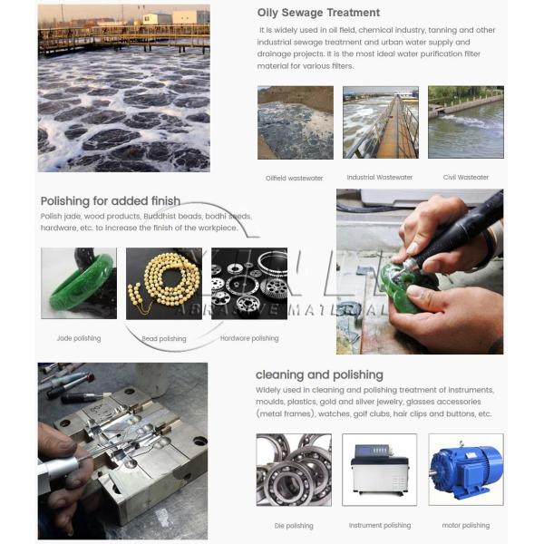 Walnut Shell Sand Hardness 2.5-3.0 Walnut Shell Abrasive Blasting Powdered Abrasive