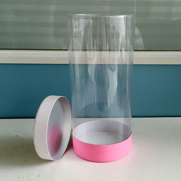 EMEI 90mm Diameter PVC Tube Packaging With Lid