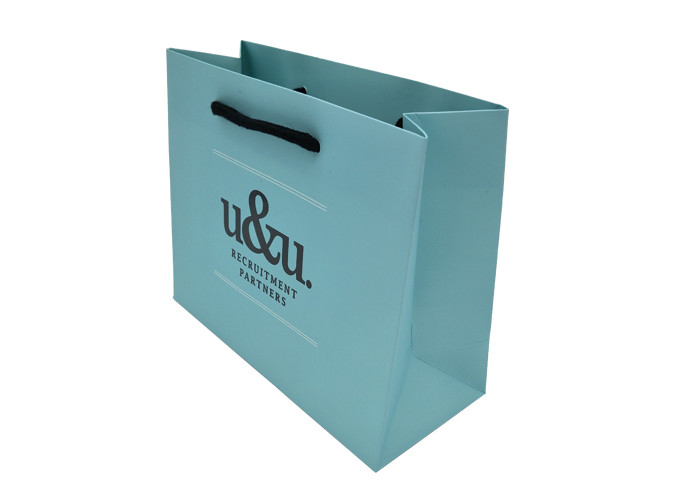 Personalised Printed Matt Lamination Art Paper Gift Bags with Handles