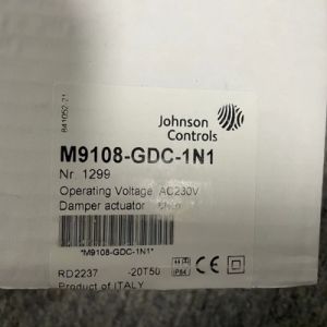 Johnson Controls M9108-GDC-1N1 Field Control Switch