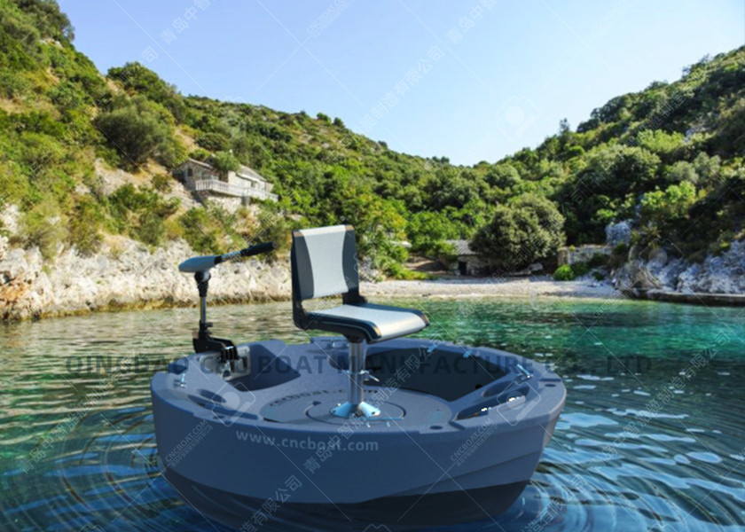 Compact Plastic Fishing Boats LLDPE Hull Material 185cm / 6.06ft Diameter Overall