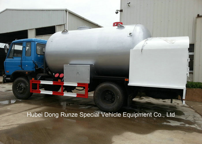 Road Bobtail LPG Gas Tanker With Mobile Dispenser , Bobtail Propane Delivery Truck