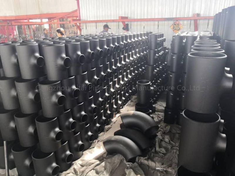 DN10 Butt Weld Fittings Q235 Welded 45 Degree Lateral Pipe Fitting Unequal