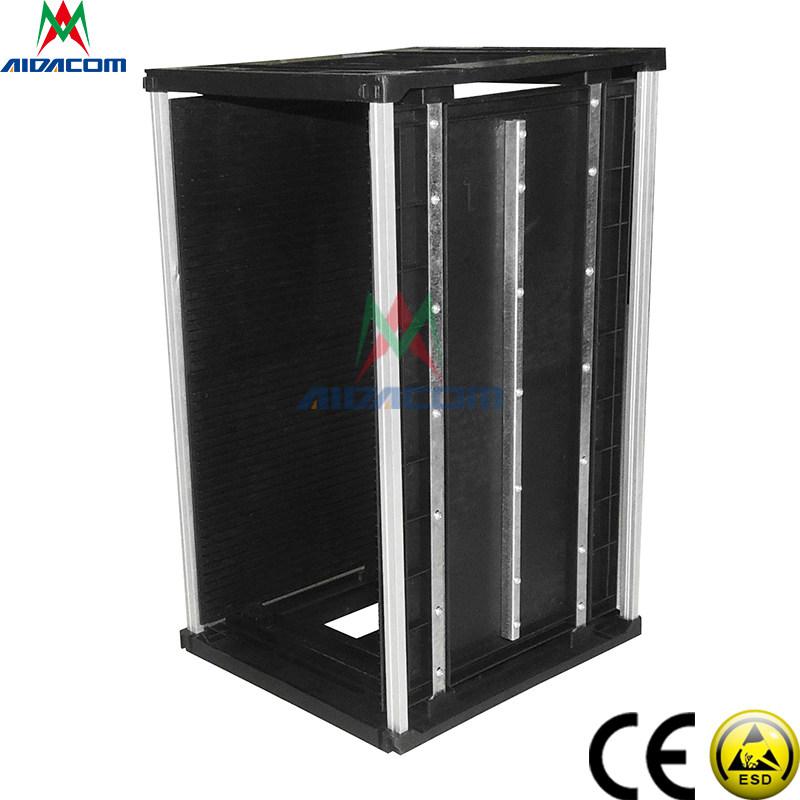 Static Dissipative 80 Degree 563mm Height SMT Magazine Rack