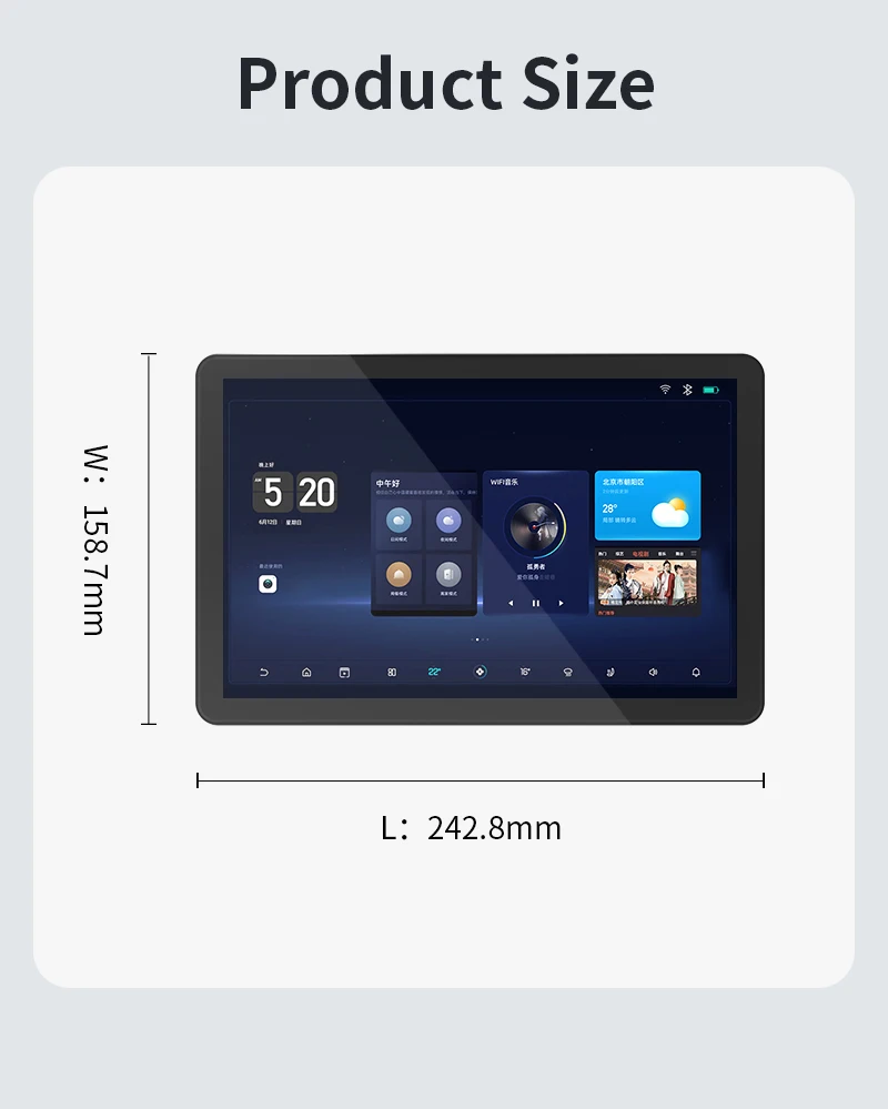 10.1Inch ESP32 TFT LCD Display Cutting-edge Display Component For Industrial Environments