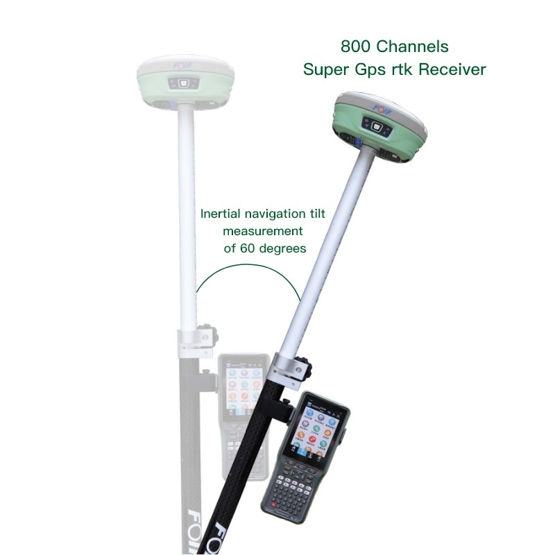 IMU Tilt Survey RTK GNSS Receiver GPS Dual Frequency A90