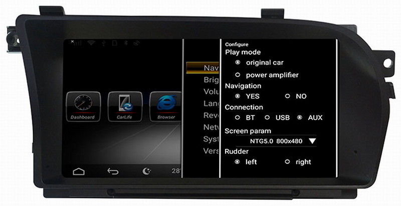 Ouchuangbo multimedia system Android 8.1 for W221 S400 W216 2005-2013 With Reverse camera BT USB