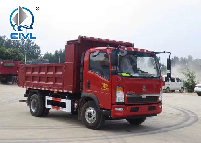Sinotruk 3-5 Tons HOWO Light Duty Commercial Trucks 6 Tires Van Cargo Truck 3-6ton load capacity