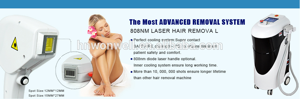 808nm Laser hair removal machine for beauty salon