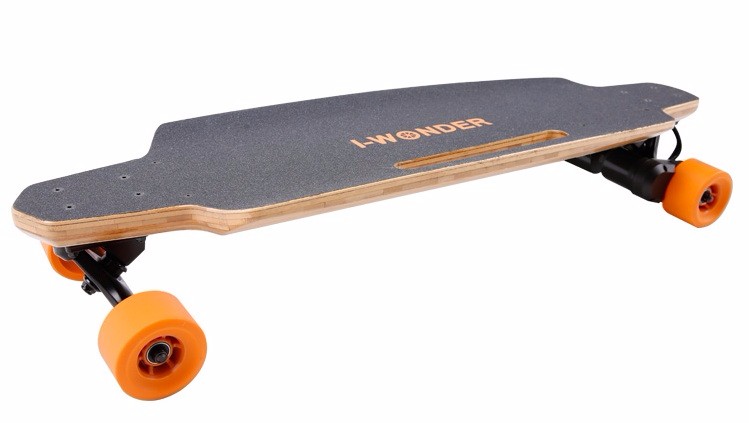 Wireless Remote Control Sport Electric Skateboard 1200W * 2 DC Brushless