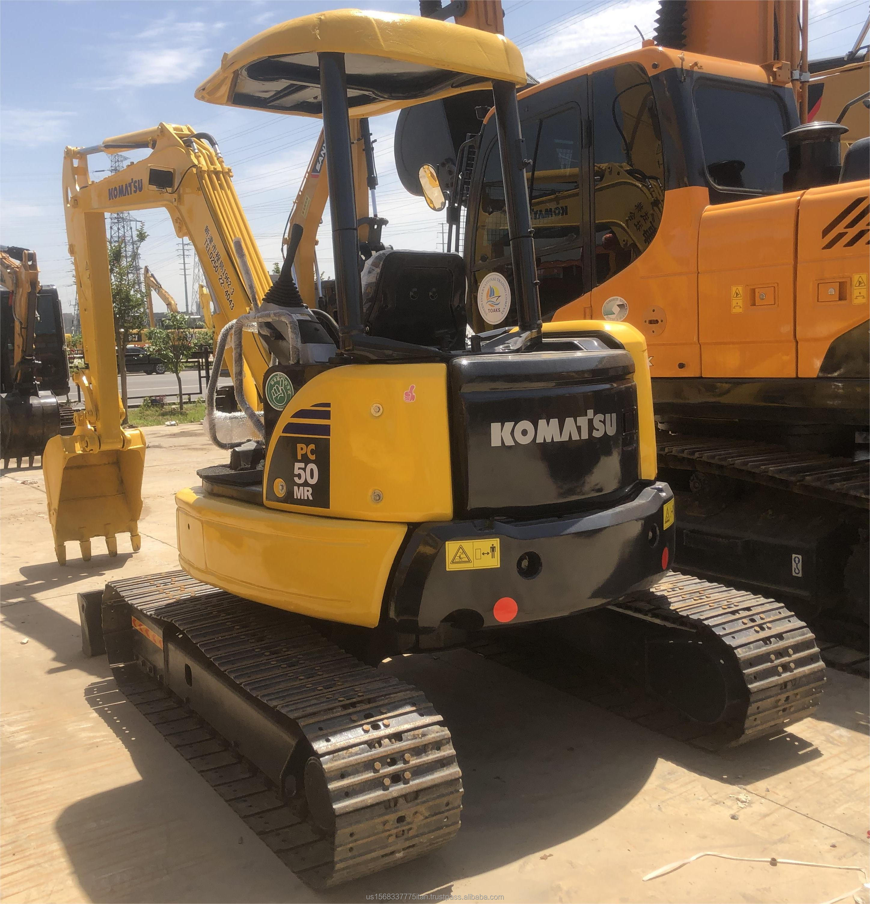 Komatsu PC50 Used Excavator Without Pilothouse Crawler Hydraulic 6TON Operating Weight
