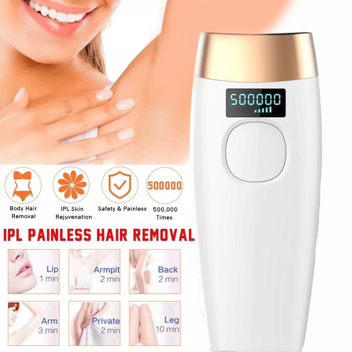 Home Personal IPL Hair Removal Machine Portable Hair Laser Removal Device