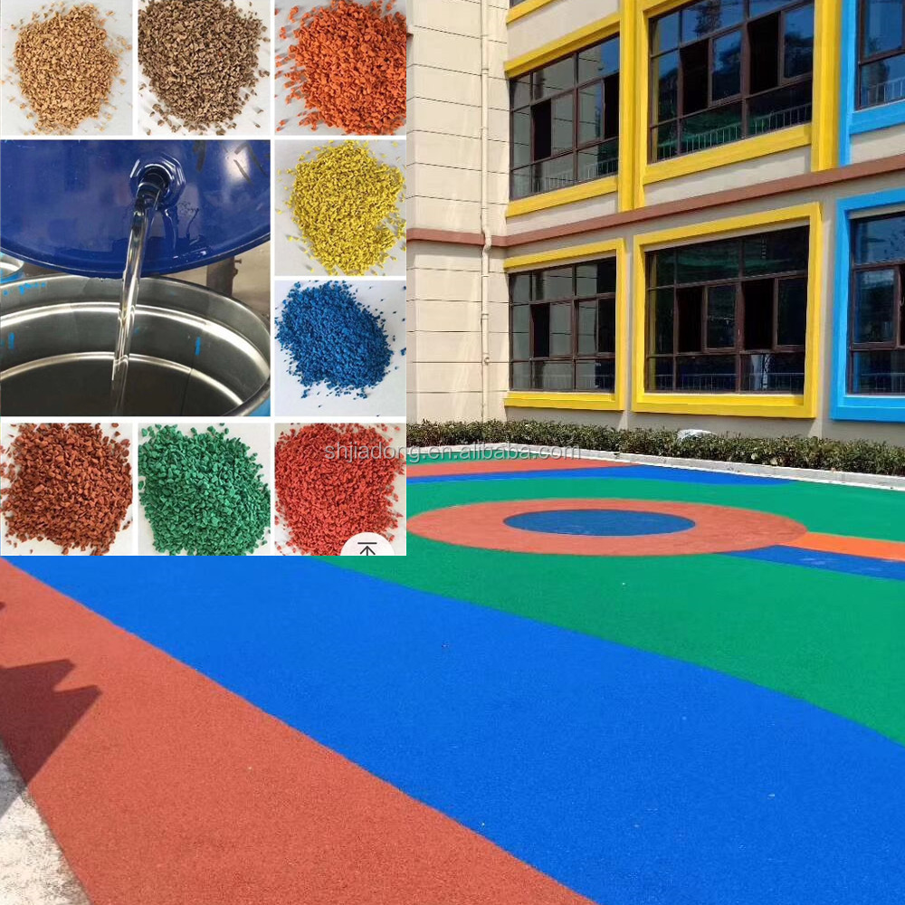 EPDM Granules Safety Floor Mats Playground Surface Recyclable