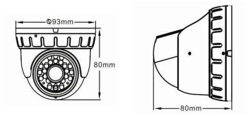 Wide Angle Lens Car Rearview Camera Waterproof Mini Simulation AHD Safety