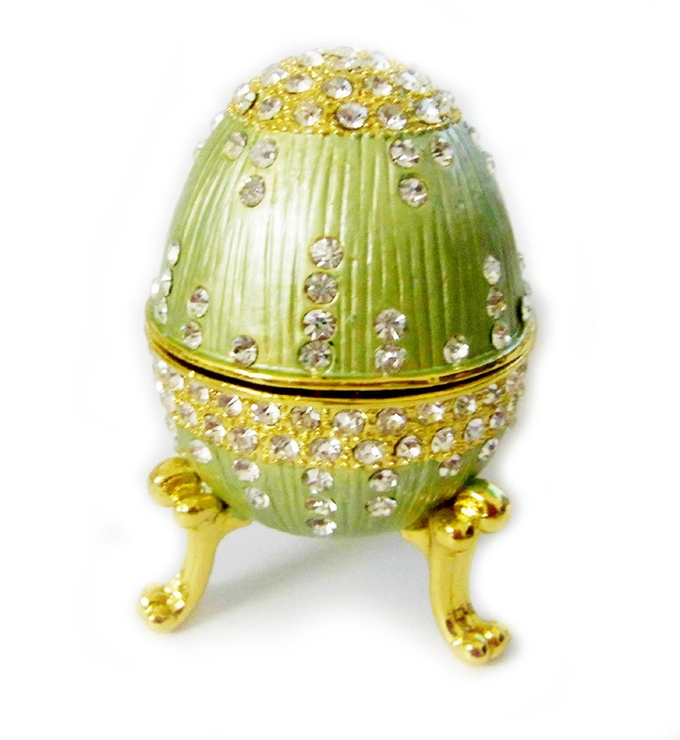 Faberge Egg Trinket Box Home Decorative Box Decorative Faberge Egg Trinket Jewel Box Enamel Easter Egg Jewelry Box