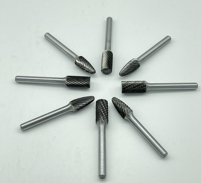 ODM OEM Double Cut Carbide Rotary Burr Set Used For Shaping / Deburring