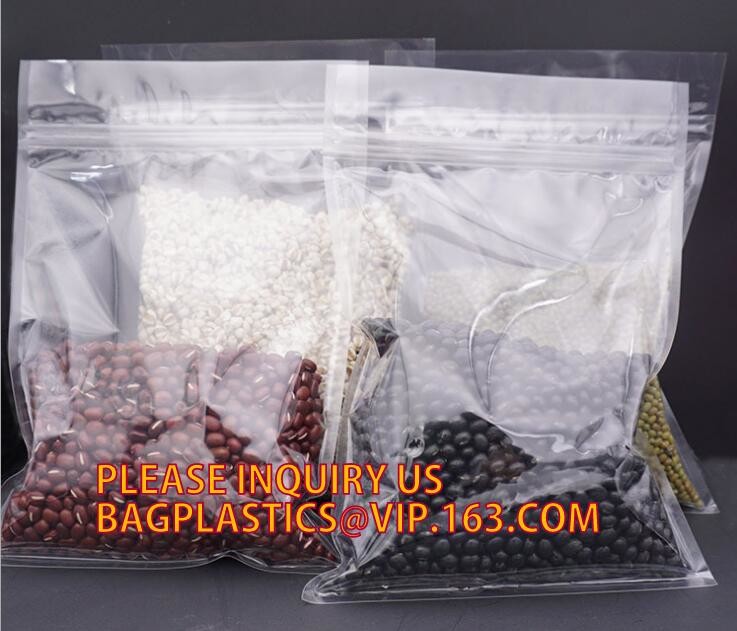 Freshness Protection Package Self Sealing clear Zip Lock Plastic Bags packaging pp bags, Food Grade Waterproof Pp Zip Se