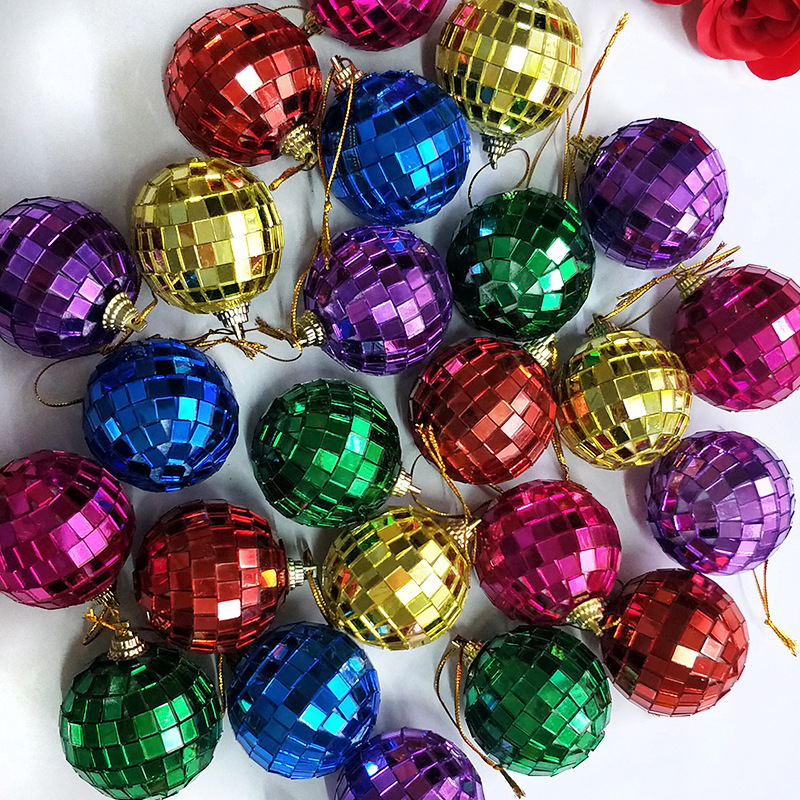 Glass Dome Mirror Ball Sticker Reflective Wall Sticker Silver Gold Rose Gold Mirror Balls Sticker for Wedding Decoration
