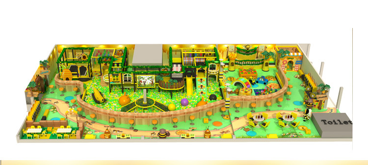 Customized Size Kids Soft Play Equipment For Shopping Mall SGS CCC ISO