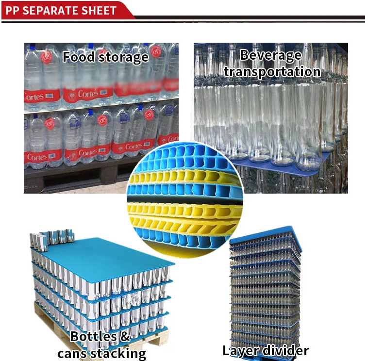 PP Corrugated Sheet 3-layer Structure Thickness 0.2-2mm Available Paypal Accepted
