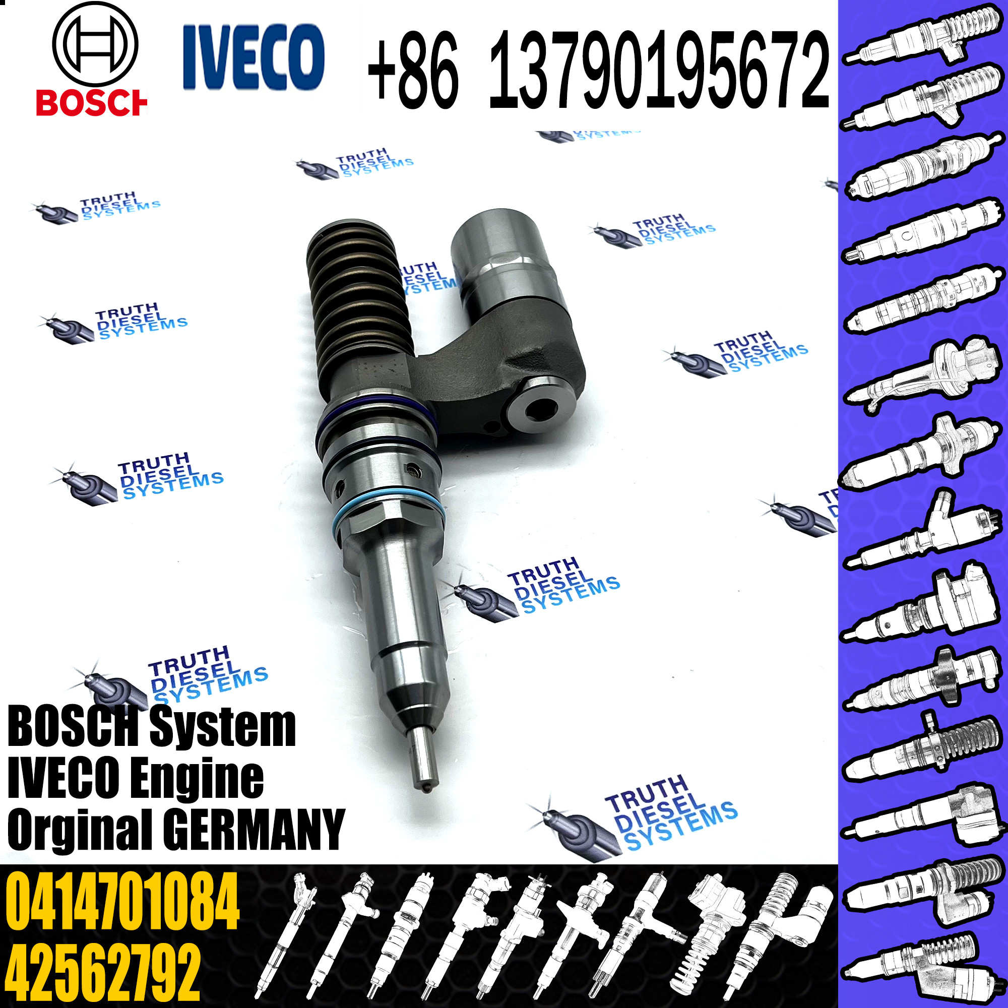 BOSCH fuel Unit pump assembly 0414701084 0414701006 0414701053 2991150 500339059 500304921 0986441103 for IVECO truck