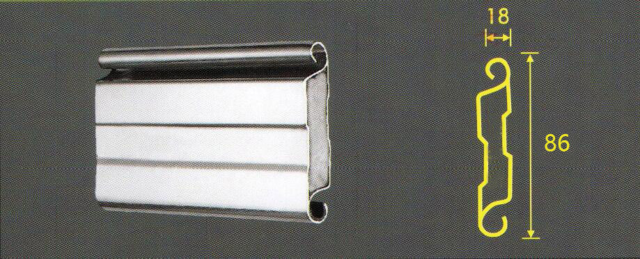Shopfronts Fire Rated Security Shutters , Steel Roll Up Fire Shutters