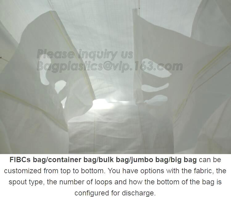 New arrival wholesale polypropylene woven plastic jumbo bag pp big bag for sand, building material,jumbo bag / FIBC bulk