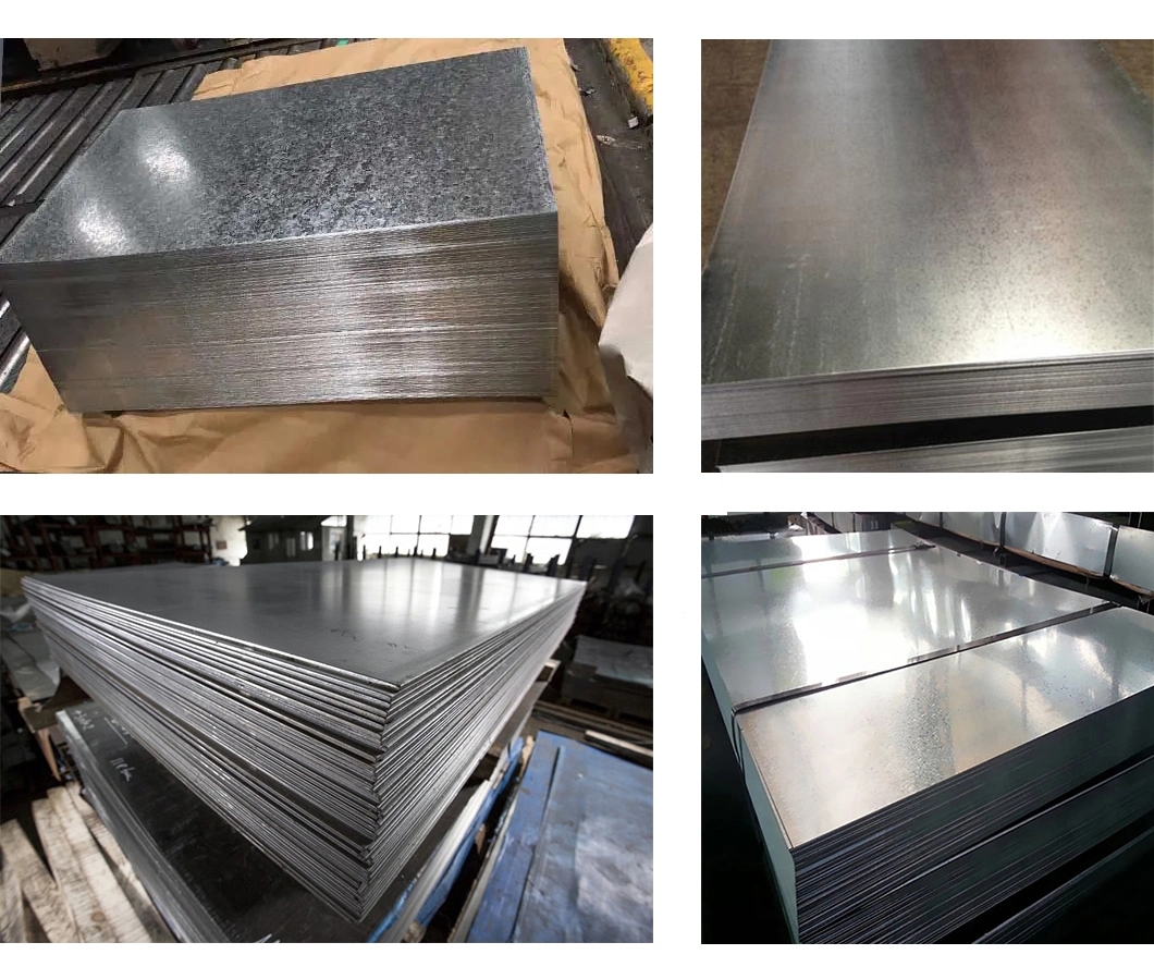 Non-oiled 0.12-6mm Thickness Zinc Coating Iron Sheet Z80 Galvanized Steel Plate for Corrosion Resistance