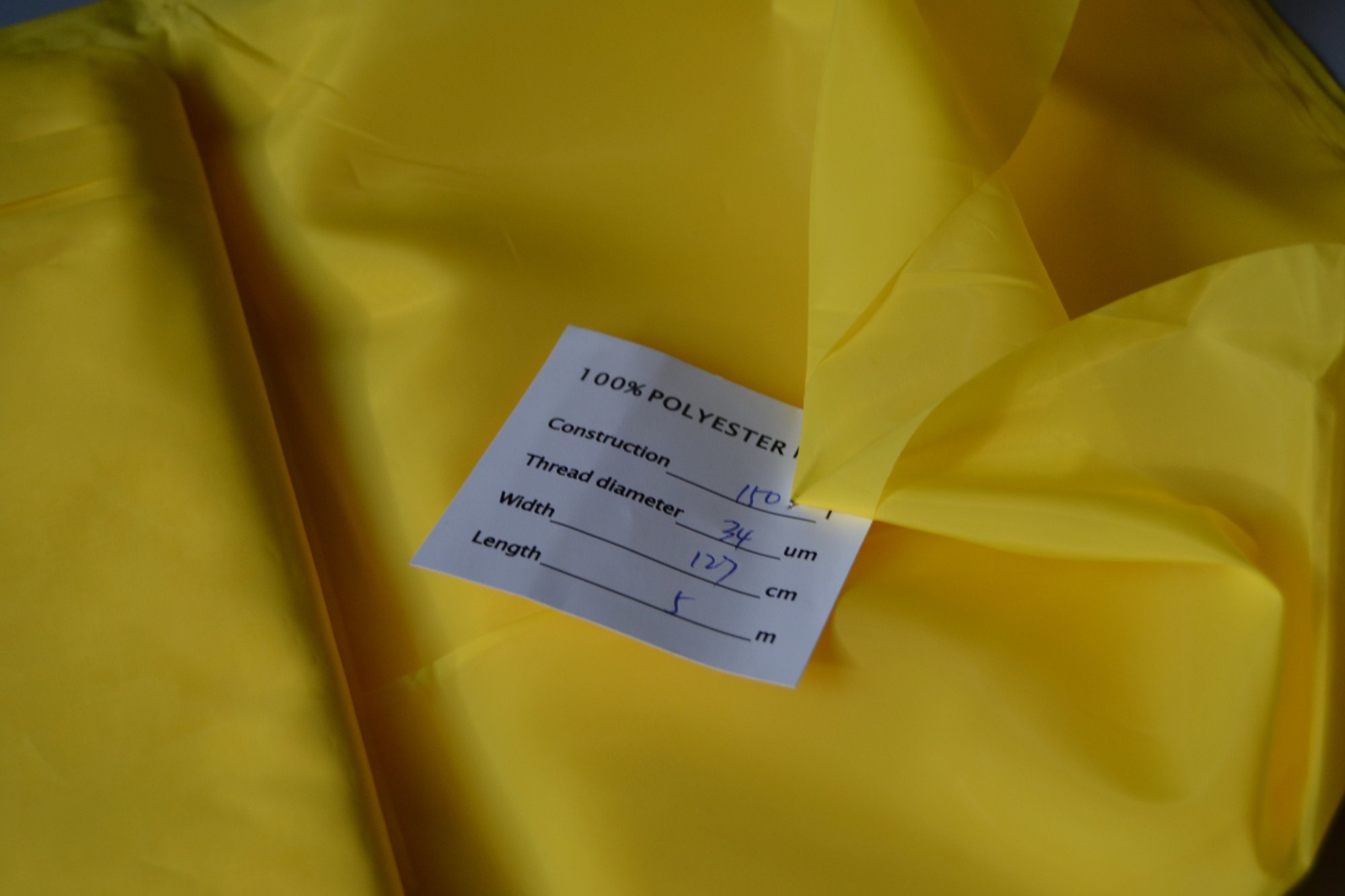140 T Glass Logo Printing Polyester Silk Screen Printing Mesh Plain Weave
