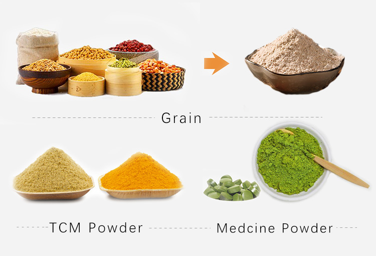 Coriander Cinnamon Spice Pulverizer Grinder Machine Easy Operation