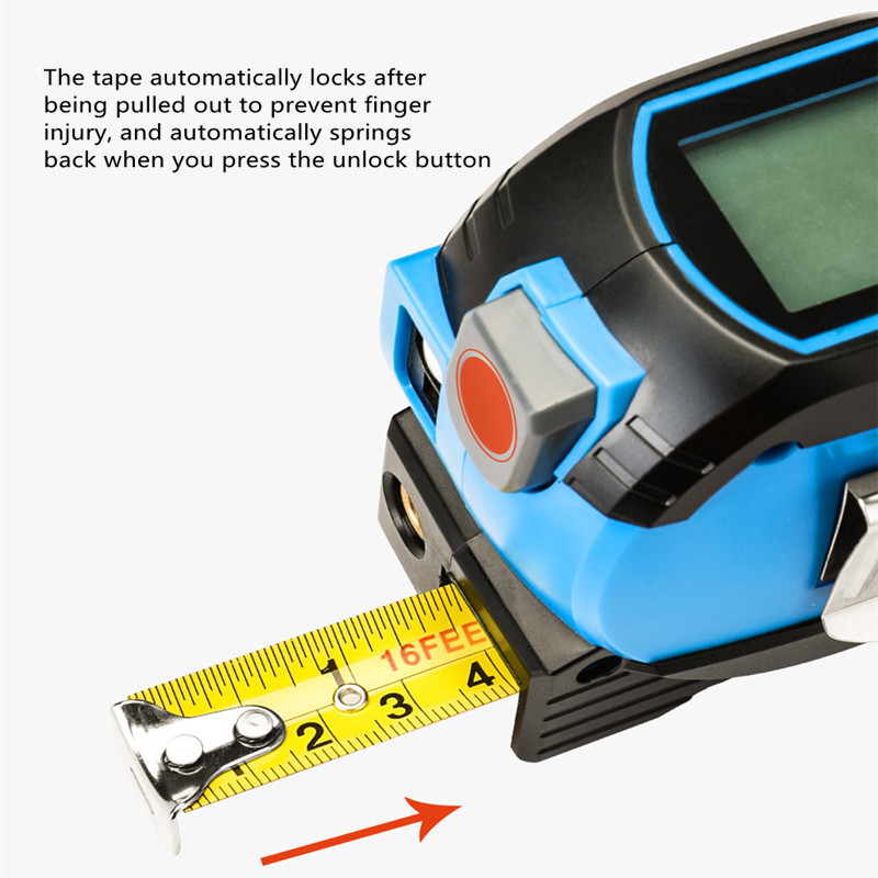 High Precision 3-In-1 Laser Tape Measure Intelligent Tape Measure 40m
